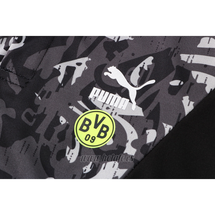Camiseta Polo del Borussia Dortmund 2021-2022 Negro